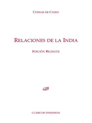 cover image of Relaciones de la India. Edición bilingüe